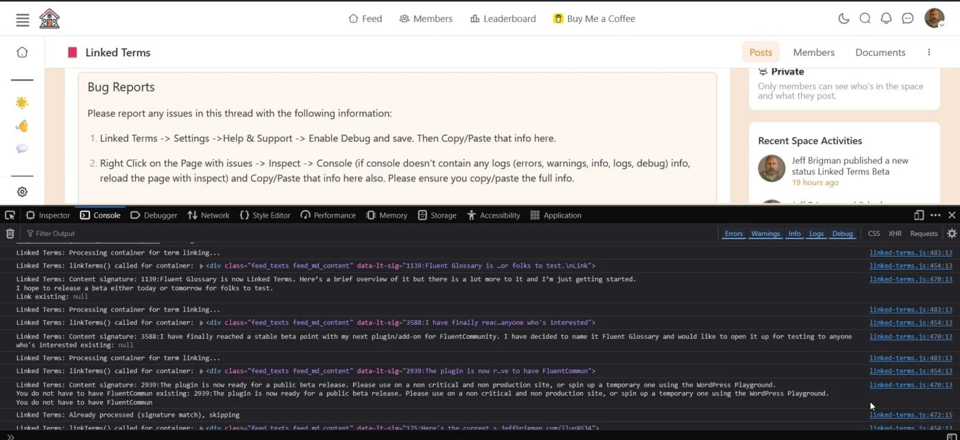 Report Bugs Here